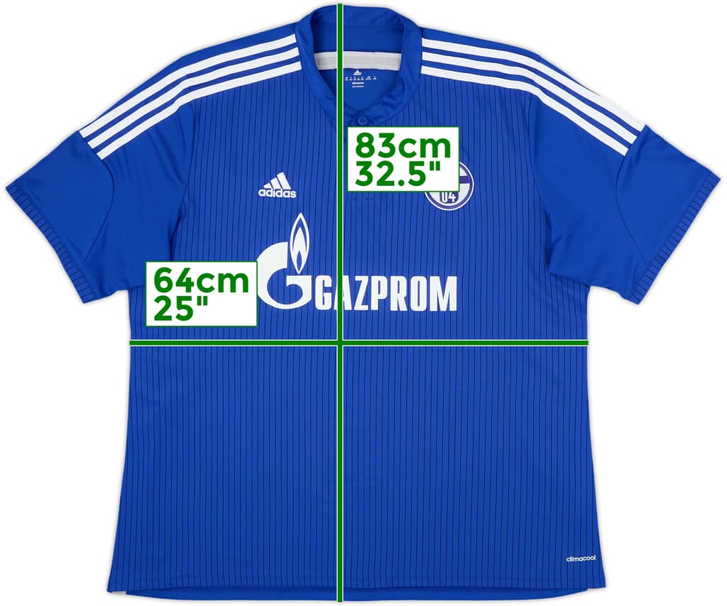 2014-16 Schalke Home Shirt - 6/10 - (XXL)