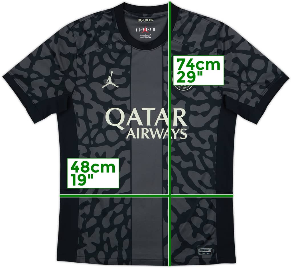 2023-24 Paris Saint-Germain Third Shirt - 9/10 - (M)