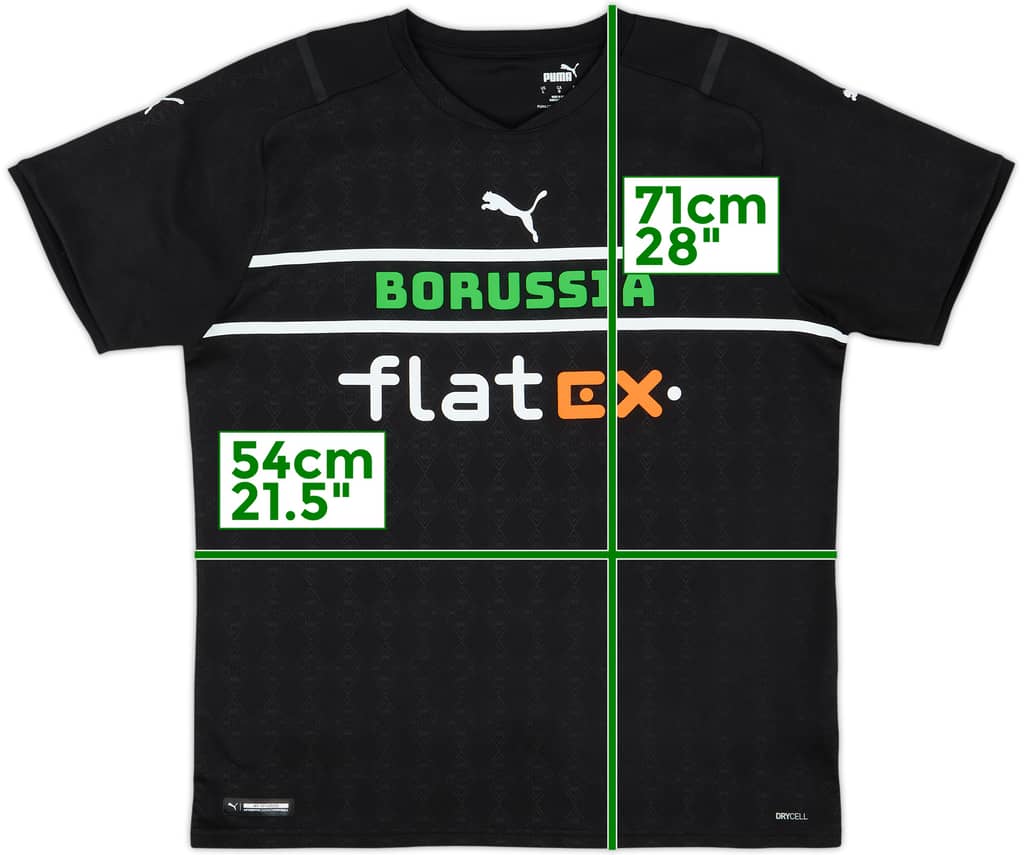 2021-22 Borussia Monchengladbach Third Shirt - 10/10 - (L)