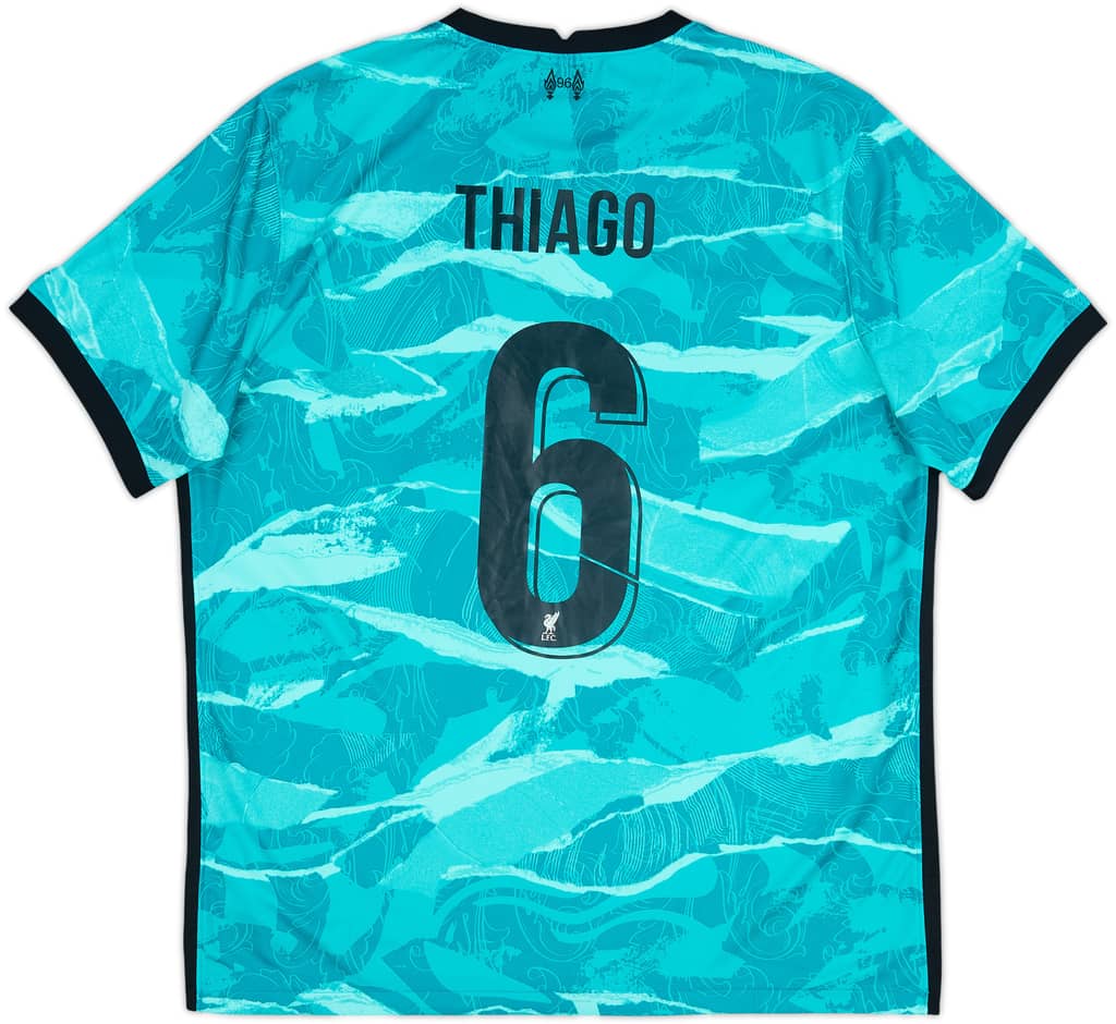 2020-21 Liverpool Away Shirt Thiago #6 - 8/10 - (XL)