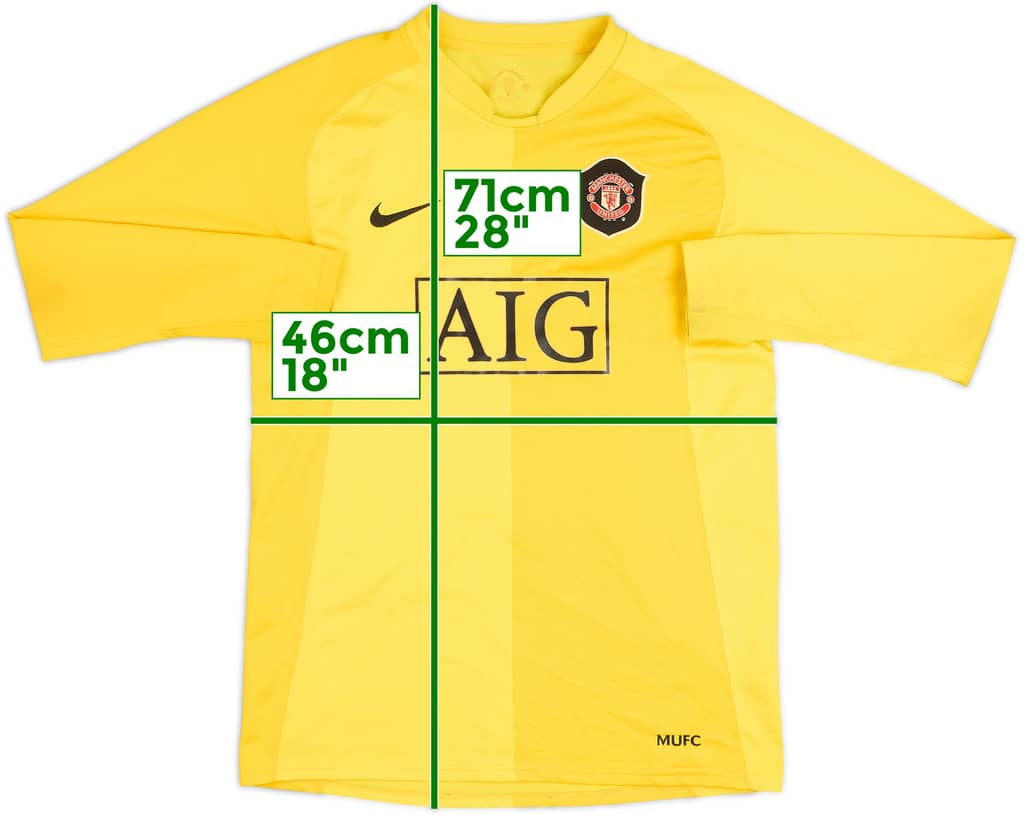 2006-07 Manchester United GK Shirt - 8/10 - (14-15 Years)
