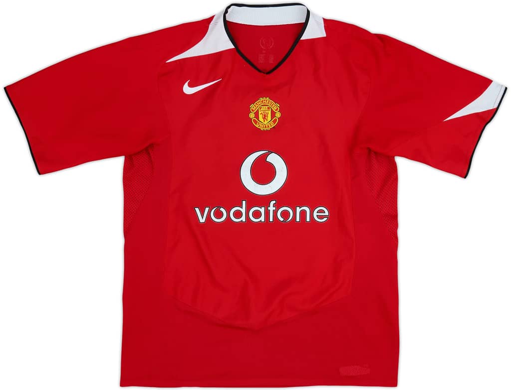 2004-06 Manchester United Camiseta de local - 5/10 - (M)