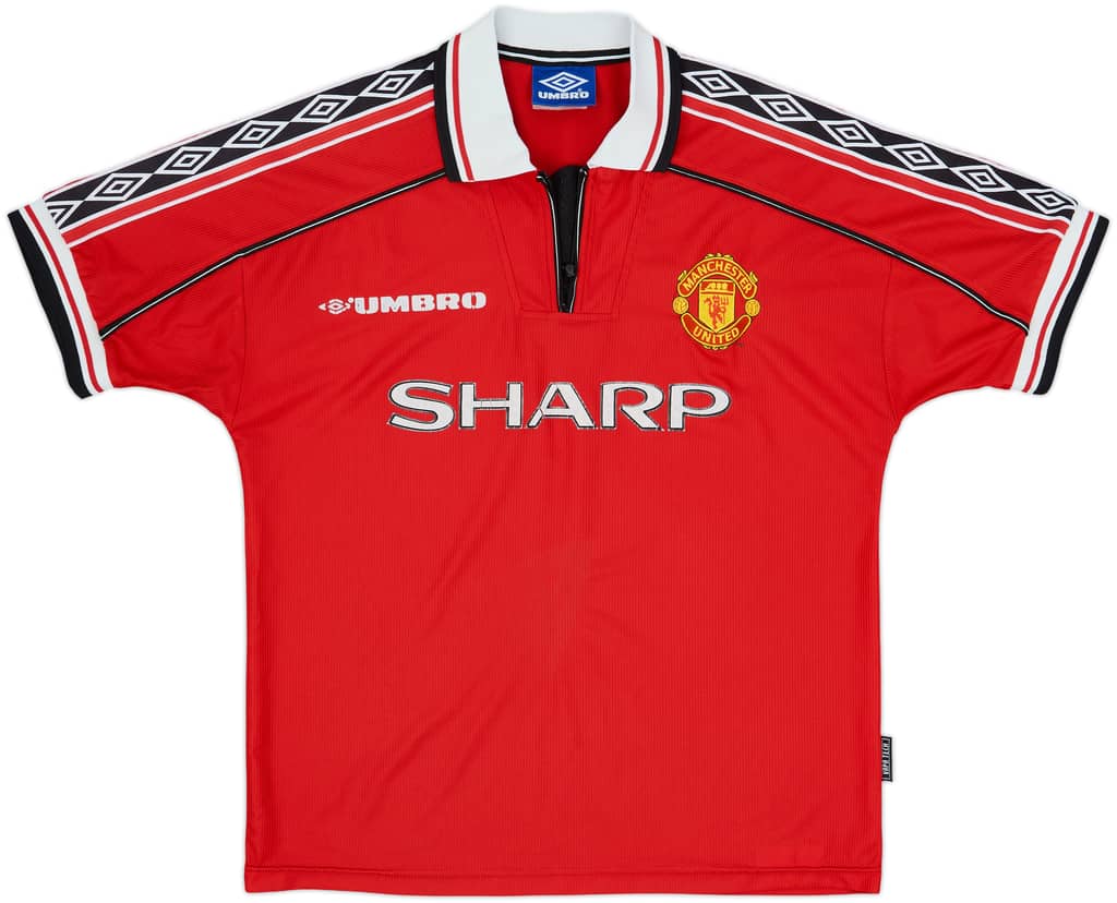 1998-00 Manchester United Home Shirt - 4/10 - (M)