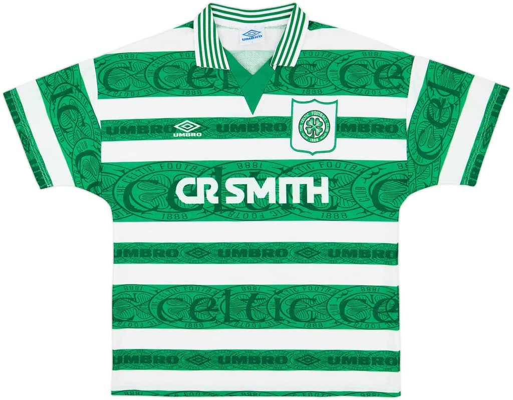 1995-97 Celtic Home Shirt - 9/10 - (L)
