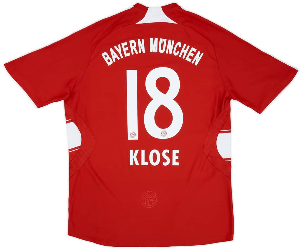 2007-08 Bayern Munich Home Shirt Klose #18 - 8/10 - (S)