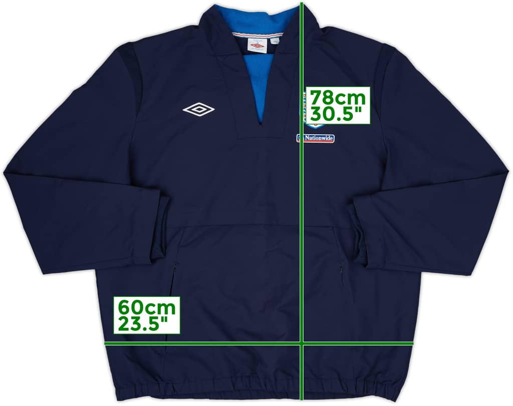 2009-10 England Umbro Drill Top - 10/10 - (XXL)