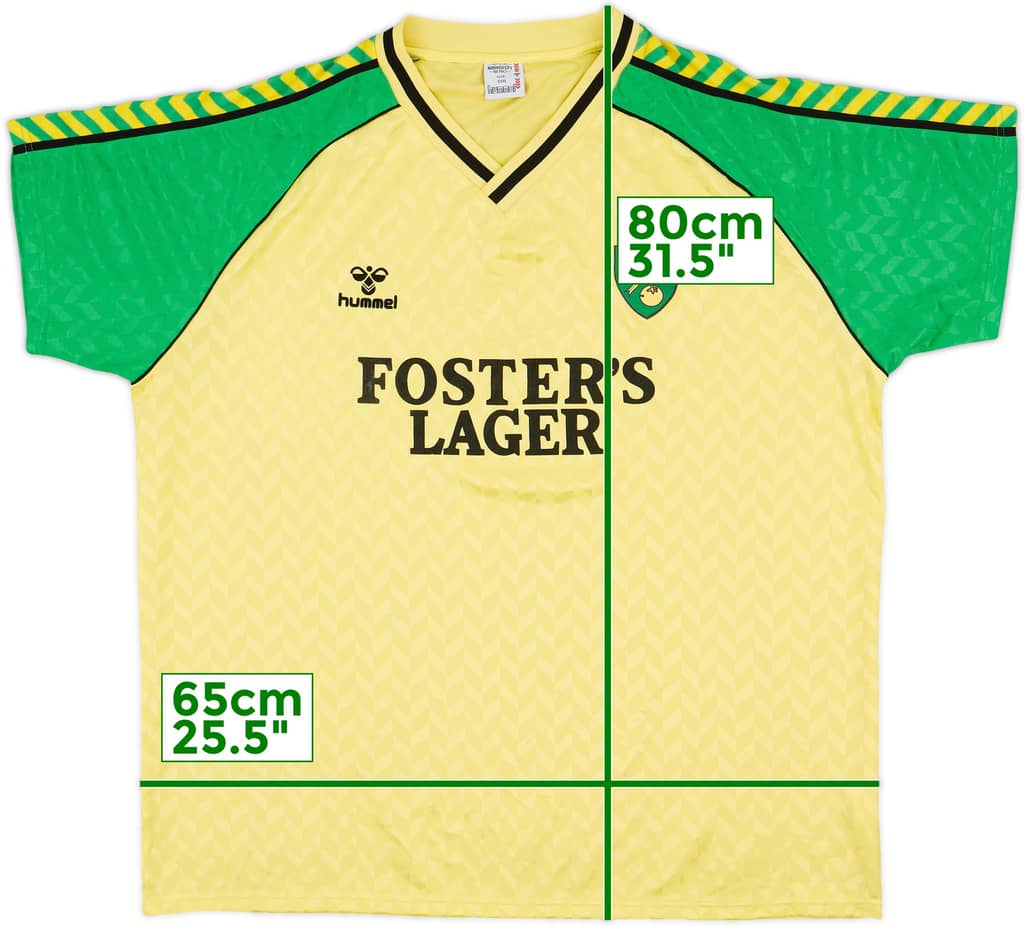 2010s (1986) Norwich Retro Home Shirt - 9/10 - (3XL)