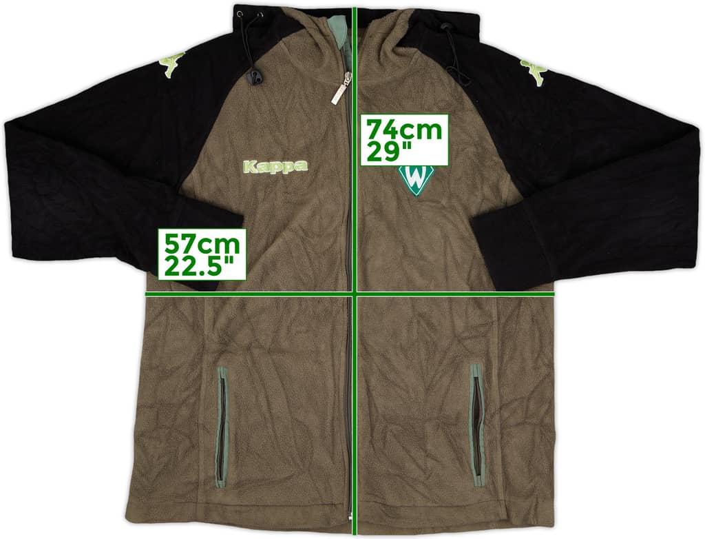 2006-07 Werder Bremen Kappa Hooded Fleece Jacket - 6/10 - (L)
