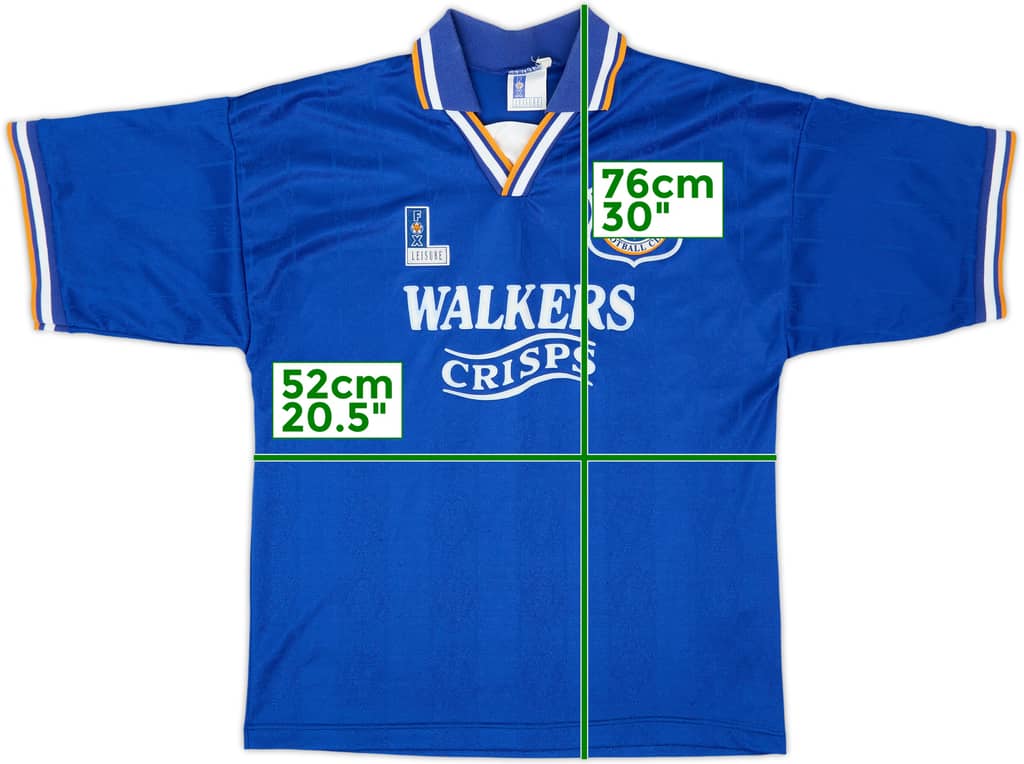 1994-96 Leicester Home Shirt - 8/10 - (M)