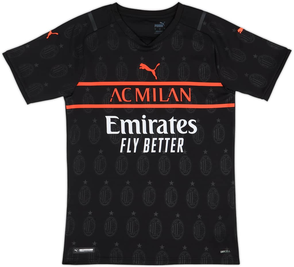 2021-22 AC Milan Third Shirt - 10/10 - (S)