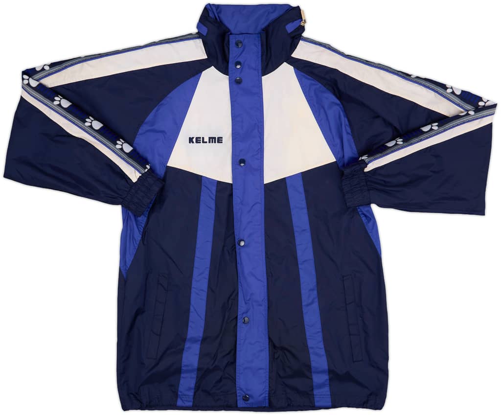 1996-97 Real Madrid Kelme Hooded Rain Coat - 8/10 - (S)