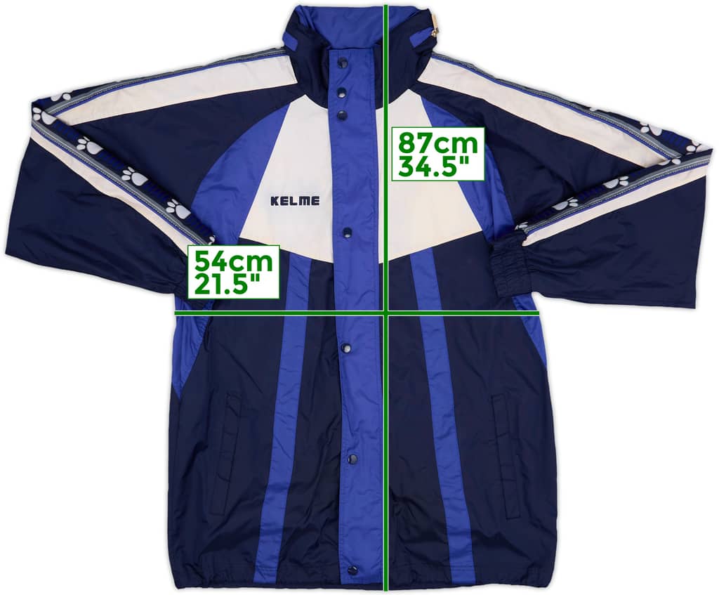 1996-97 Real Madrid Kelme Hooded Rain Coat - 8/10 - (S)