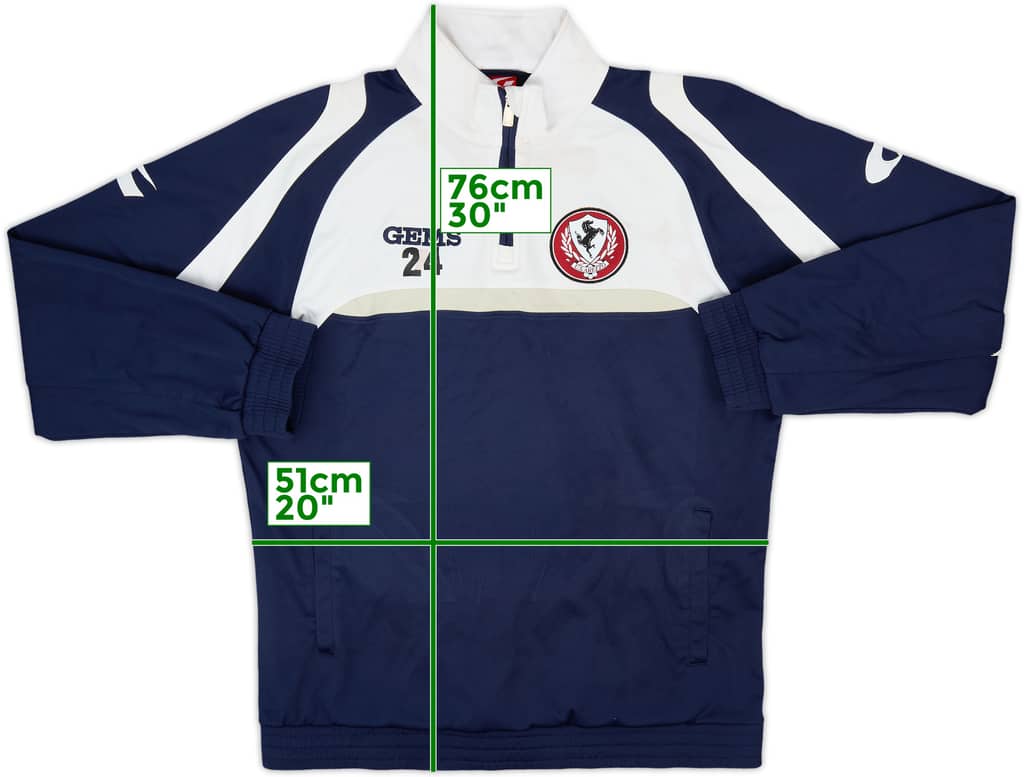 2015-16 Arezzo Player Issue Gems 1/4 Zip Training Top #24 - 6/10 - (L)