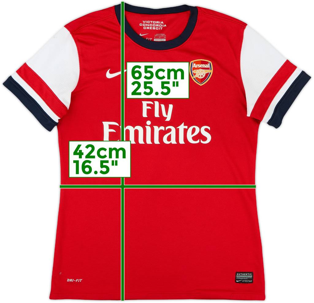 2012-14 Arsenal Home Shirt - 5/10 - (Women's S)