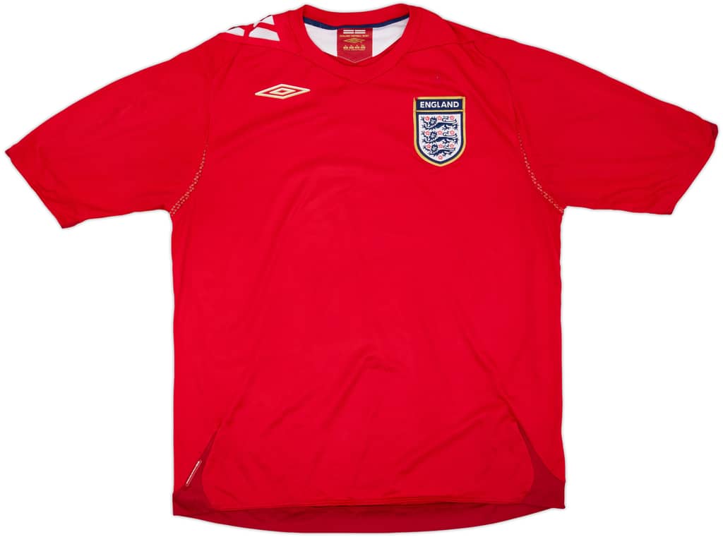 2006-08 England Away Shirt - 5/10 - (XL)