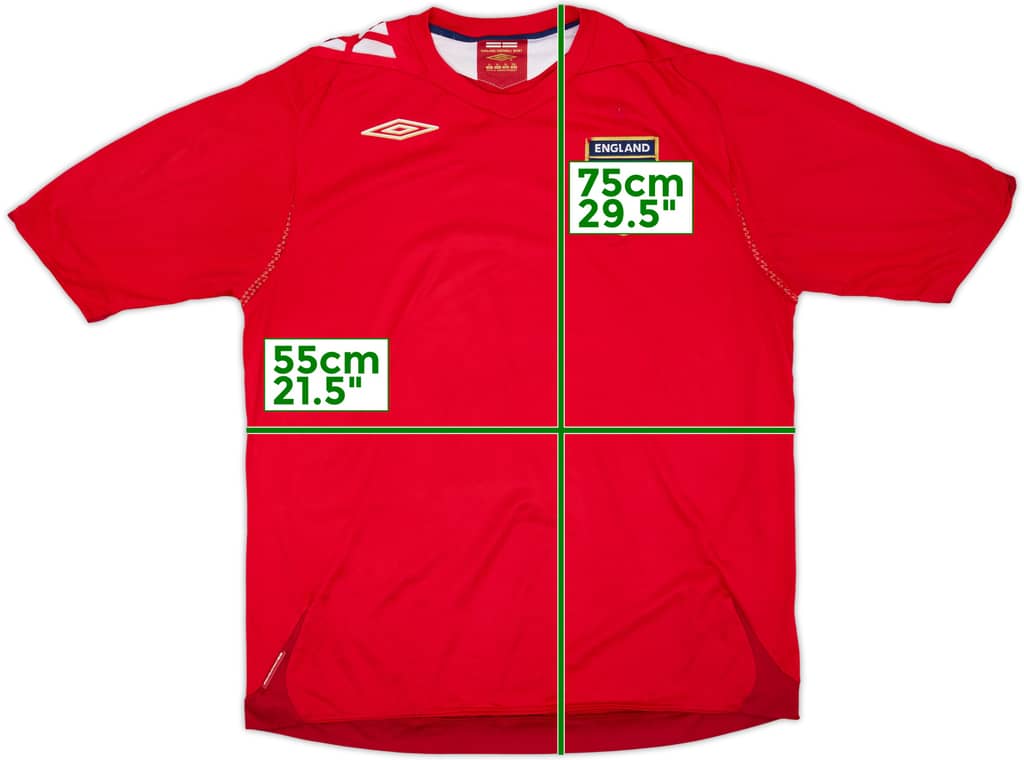 2006-08 England Away Shirt - 5/10 - (XL)