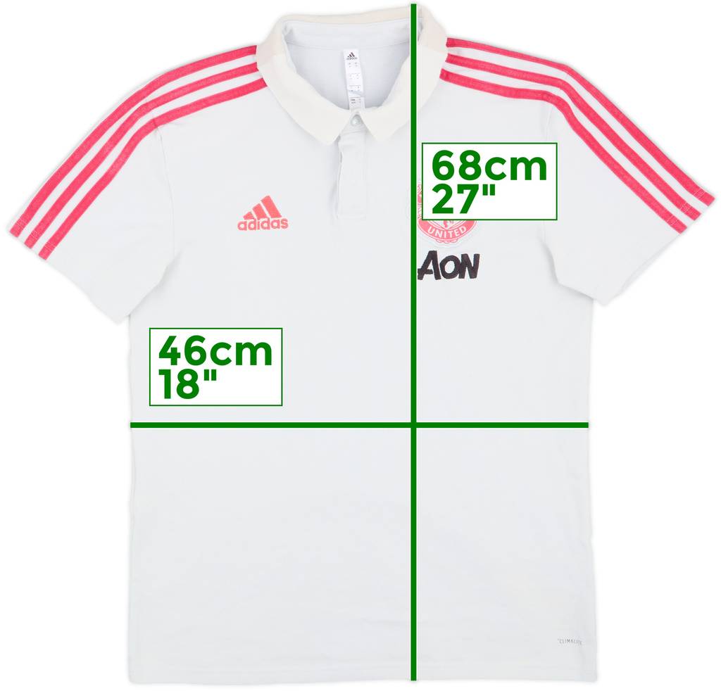 2018-19 Manchester United adidas Polo Shirt - 4/10 - (M)