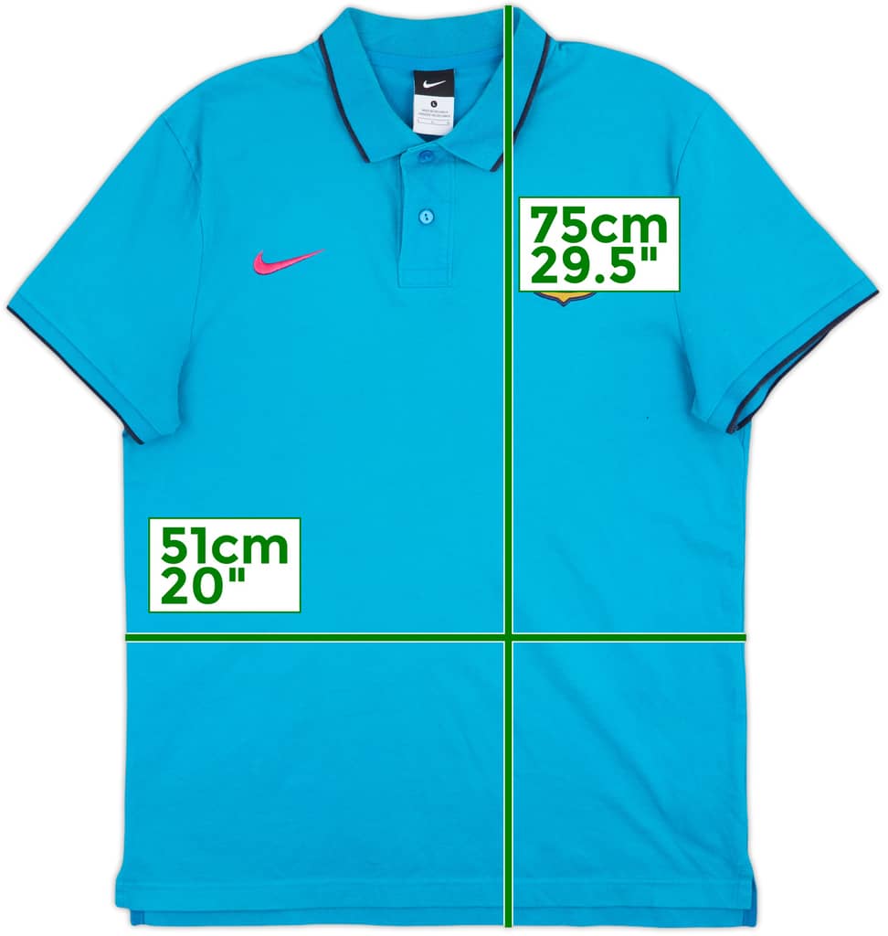 2010-11 Barcelona Nike Polo Shirt - 8/10 - (L)