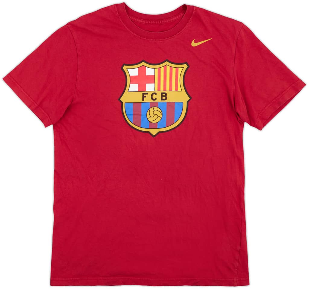 2013-14 Barcelona Nike Cotton Tee - 9/10 - (L)