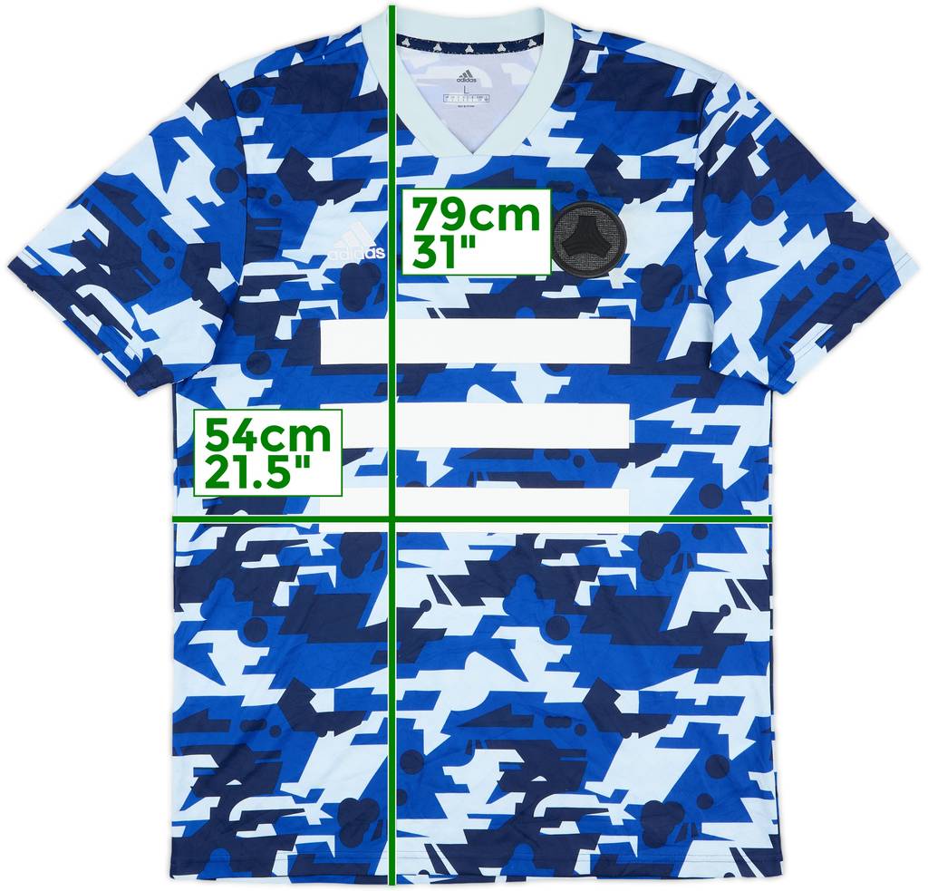 2020-21 adidas Tango Training Shirt - 7/10 - (L)