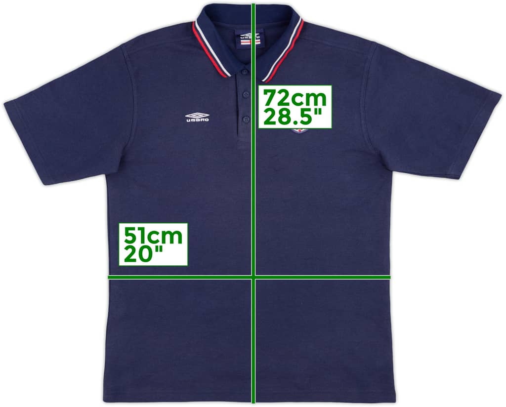 2002-03 England Umbro Polo Shirt - 7/10 - (L)