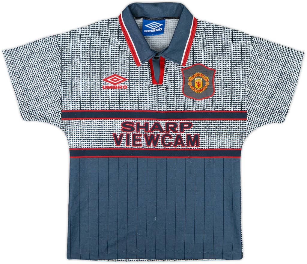 1995-96 Manchester United Away Shirt - 8/10 - (M.Boys)