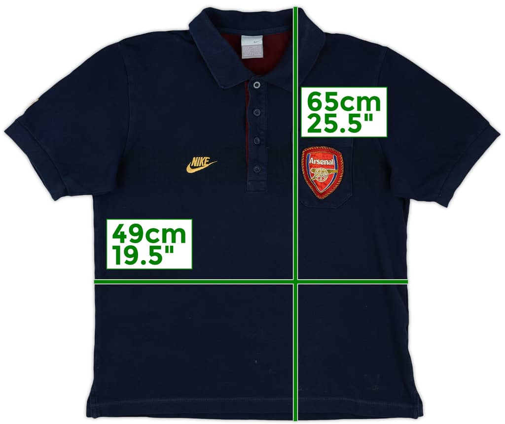 2007-08 Arsenal Nike Polo Shirt - 7/10 - (M)