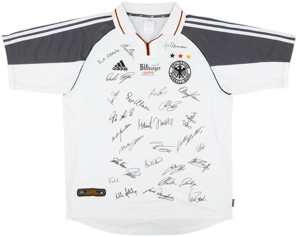 2000-02 Germany 'Squad Signed' Home Shirt - 9/10 - (L)