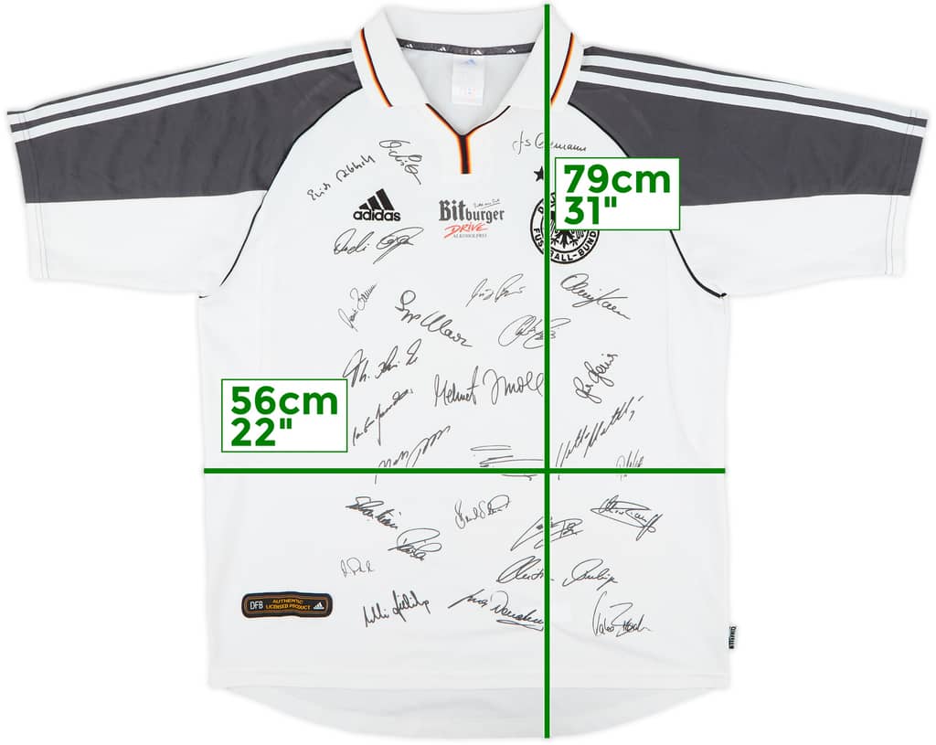 2000-02 Germany 'Squad Signed' Home Shirt - 9/10 - (L)