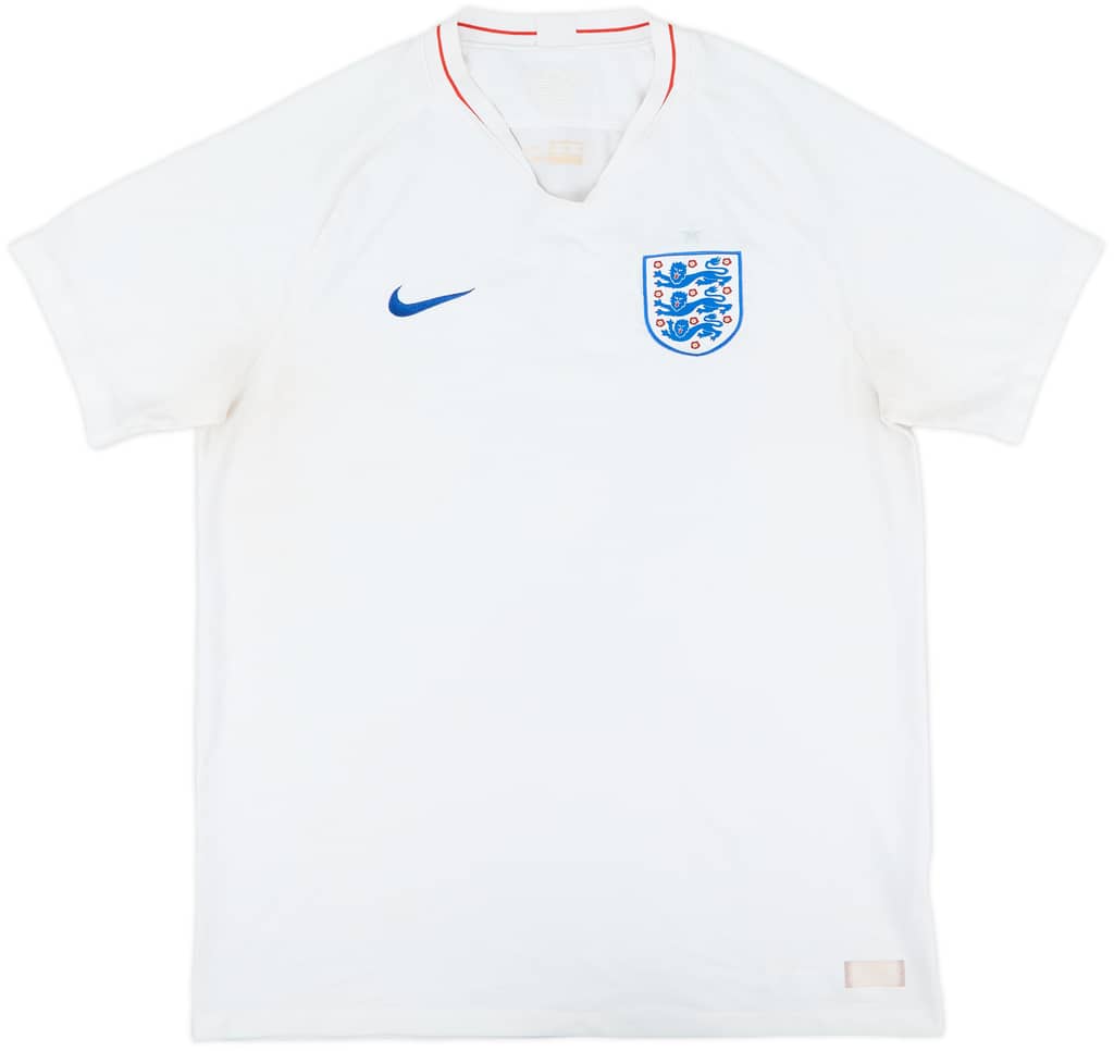 2018-19 England Home Shirt - 7/10 - (XL)