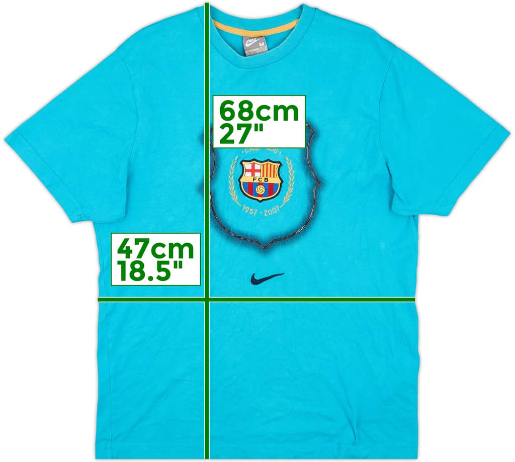 2007-08 Barcelona Nike Graphic Tee - 7/10 - (M)