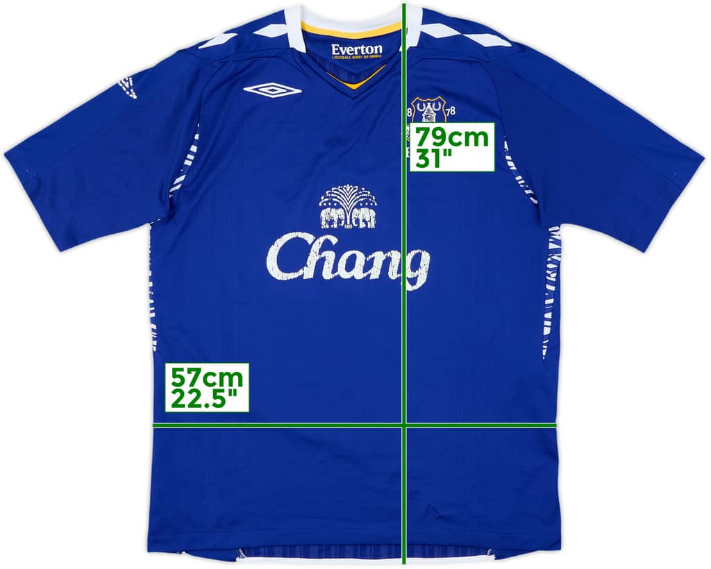 2007-08 Everton Home Shirt - 5/10 - (XL)