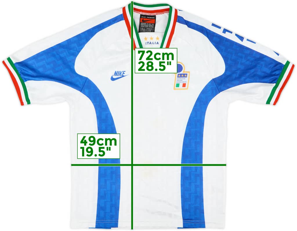 1996-97 Italy Nike Training Shirt - 8/10 - (S)