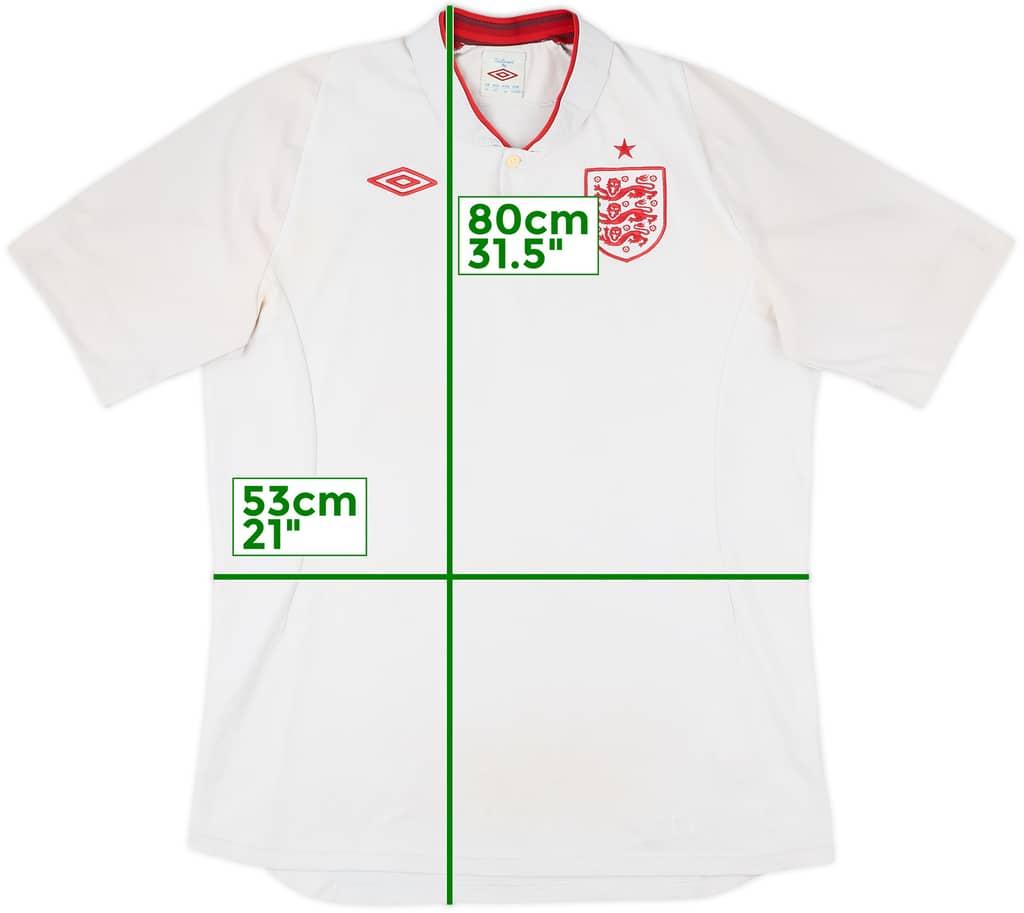 2012-13 England Home Shirt - 5/10 - (L)
