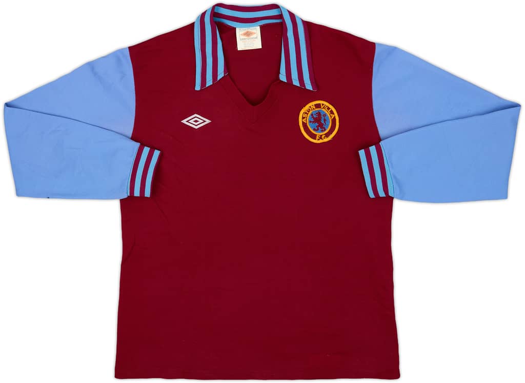 1976-81 Aston Villa Home L/S Shirt - 6/10 - (M)