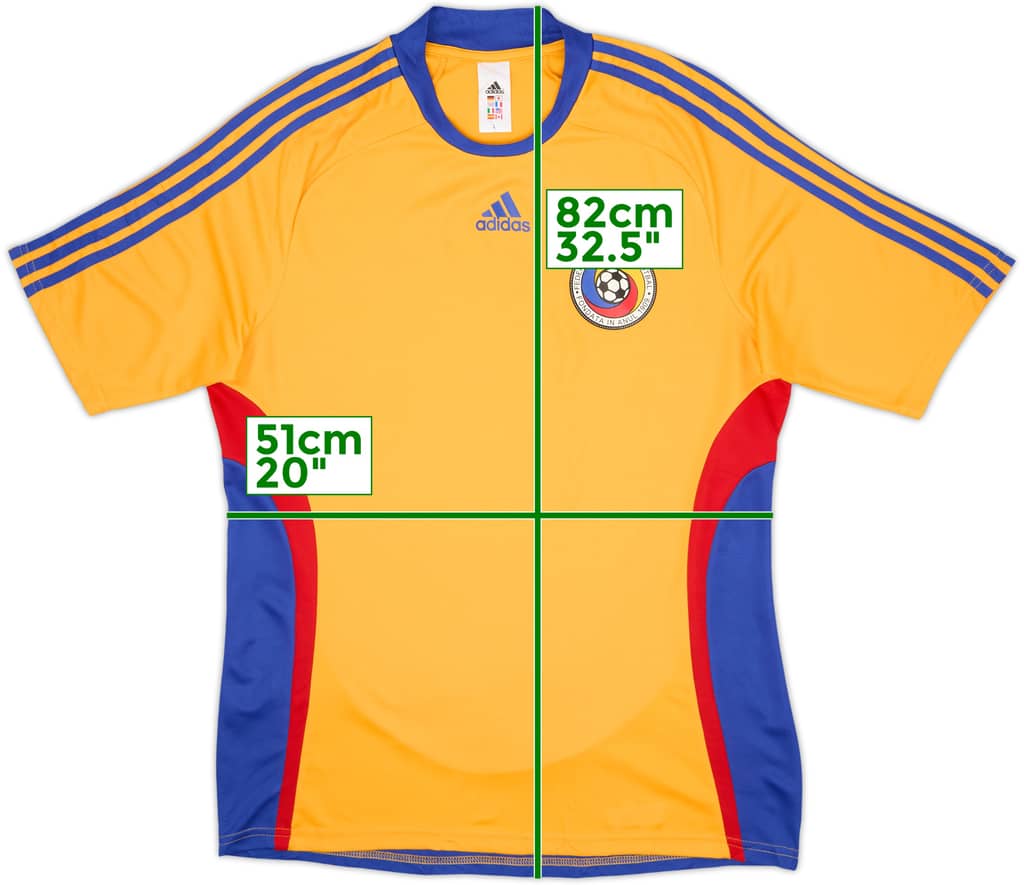 2008-09 Romania Basic Home Shirt - 9/10 - (L)