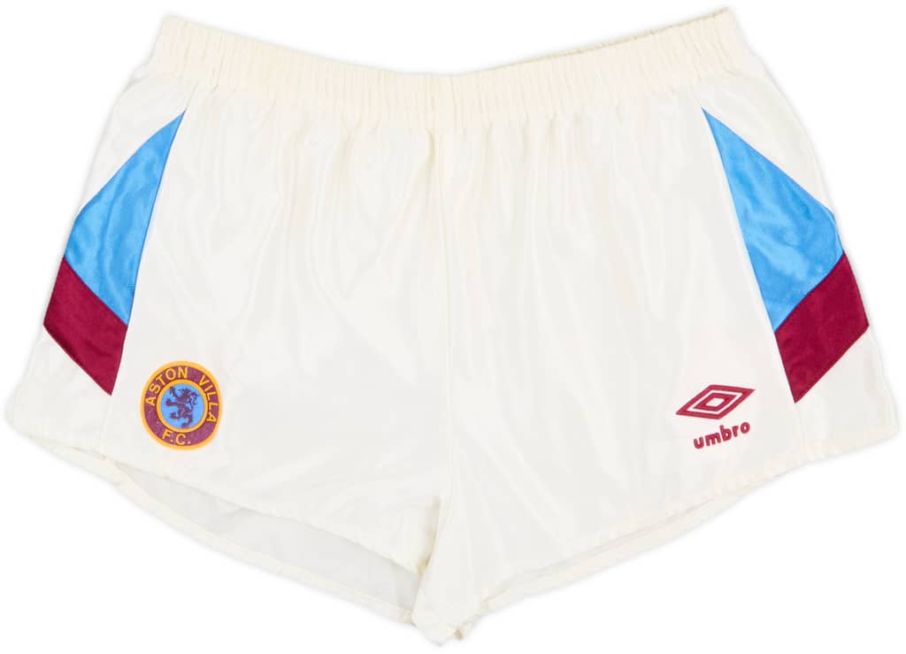 1990-92 Aston Villa Home Shorts - 8/10 - (L)