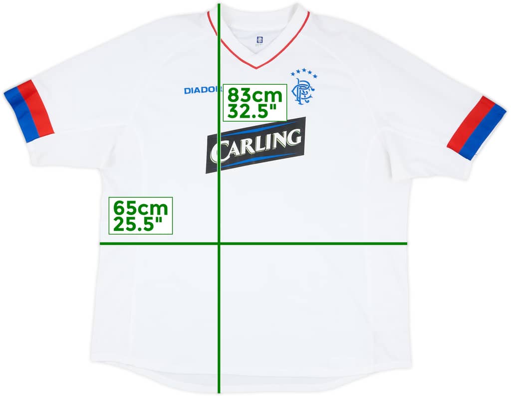 2003-04 Rangers Third Shirt - 8/10 - (XXL)