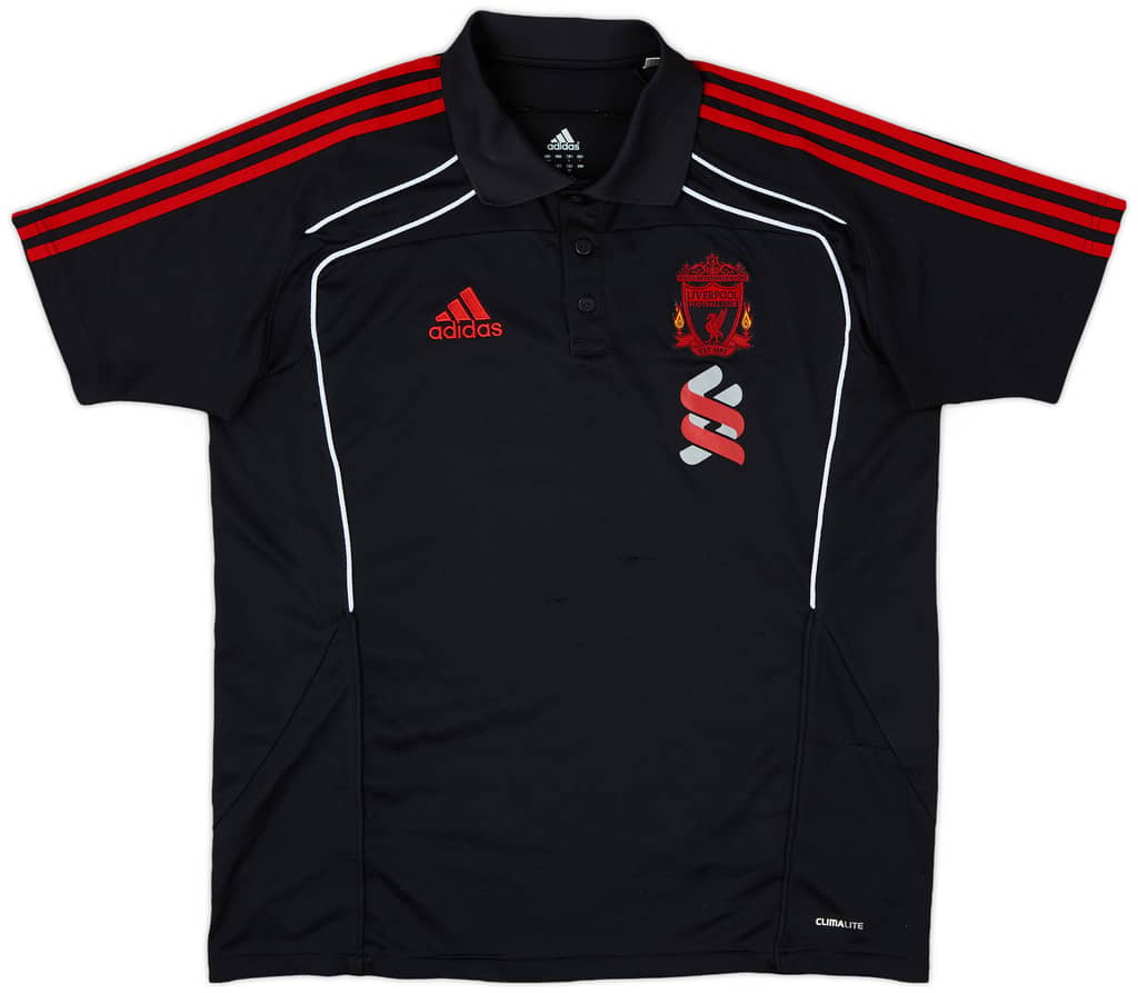 2010-11 Liverpool adidas Polo Shirt - 8/10 - (L)