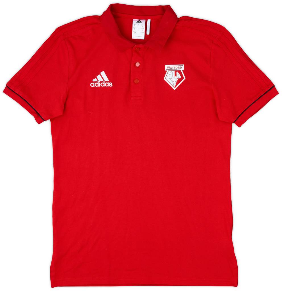 2017-18 Watford adidas Polo Shirt - 10/10 - (M)
