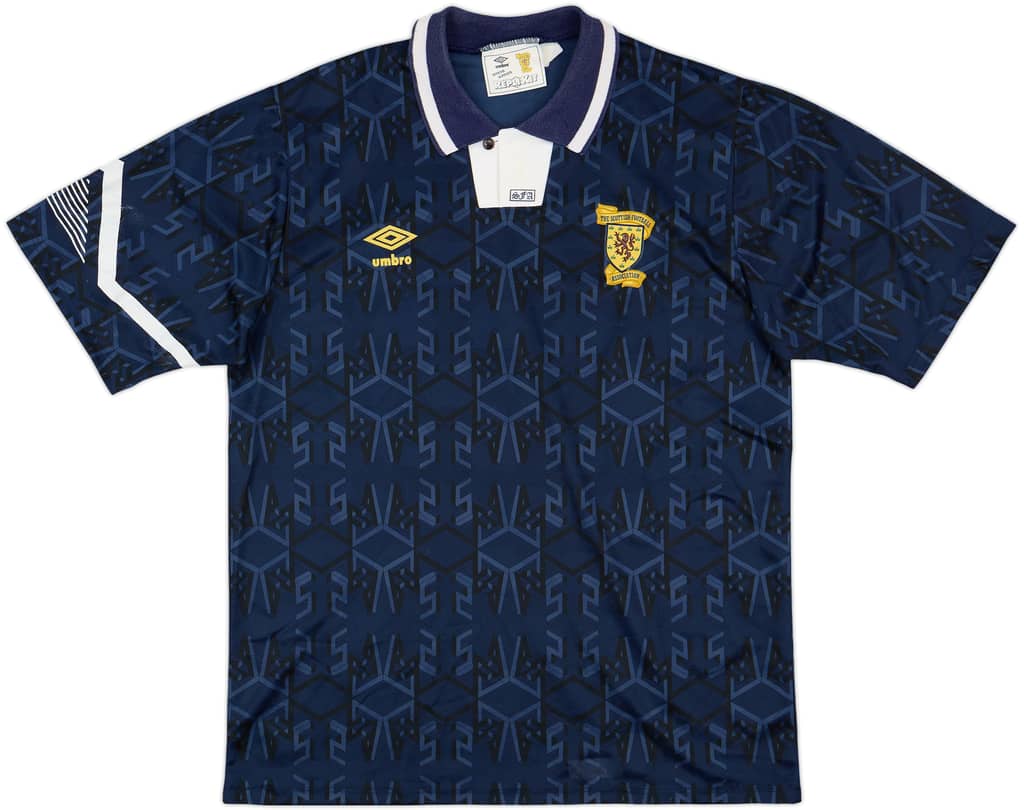 1991-94 Scotland Home Shirt - 8/10 - (L)