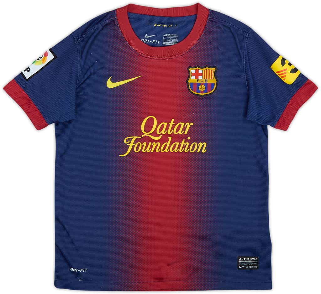 2012-13 Barcelona Home Shirt - 7/10 - (S.Boys)
