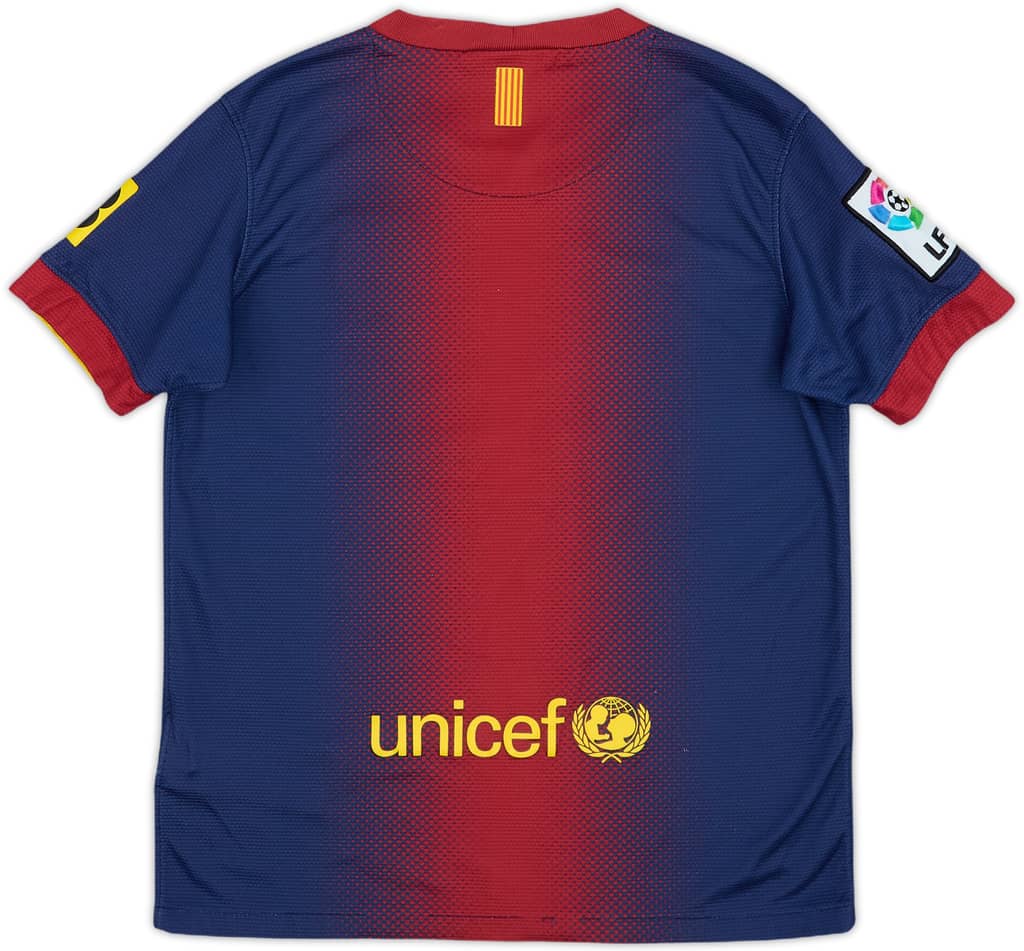 2012-13 Barcelona Home Shirt - 7/10 - (S.Boys)