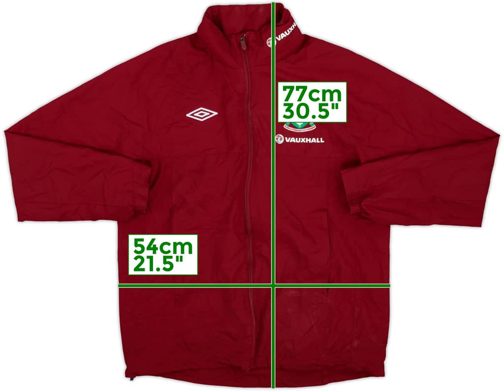 2011-12 Wales Umbro Hooded Track Jacket - 6/10 - (M)