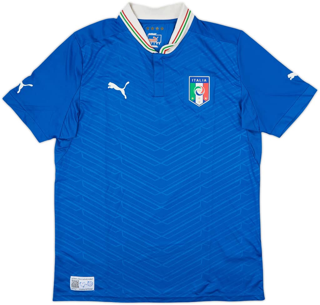 2012-13 Italy Home Shirt - 8/10 - (L)
