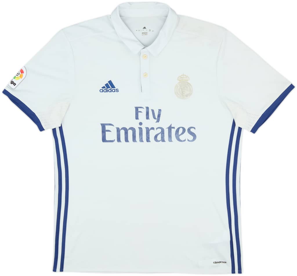 2016-17 Real Madrid Home Shirt - 4/10 - (L)