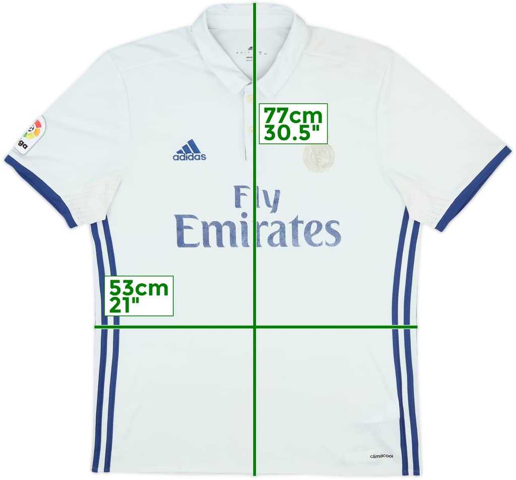 2016-17 Real Madrid Home Shirt - 4/10 - (L)