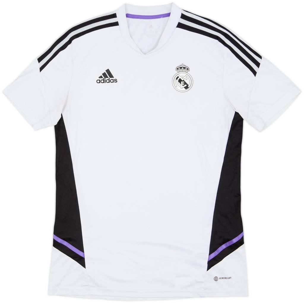 2022-23 Real Madrid adidas Training Shirt - 6/10 - (M)