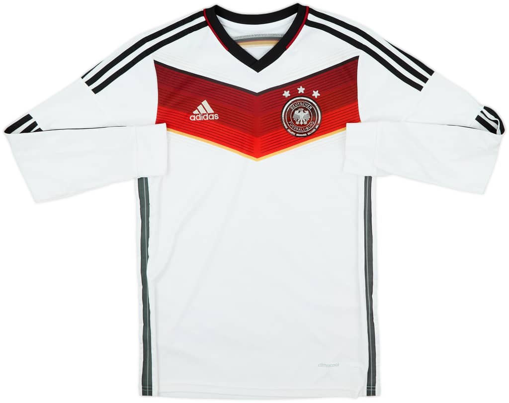 2014-15 Germany Home L/S Shirt - 4/10 - (S)