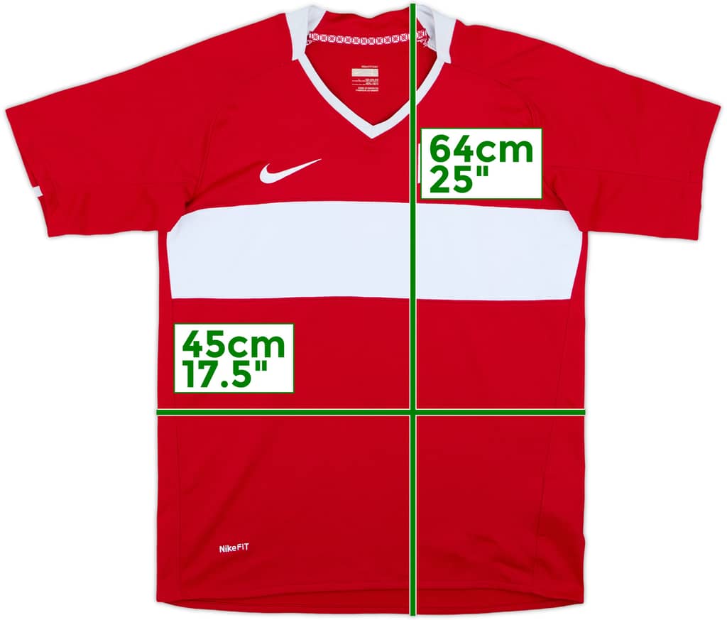 2008-10 Turkey Home Shirt - 8/10 - (L.Boys)